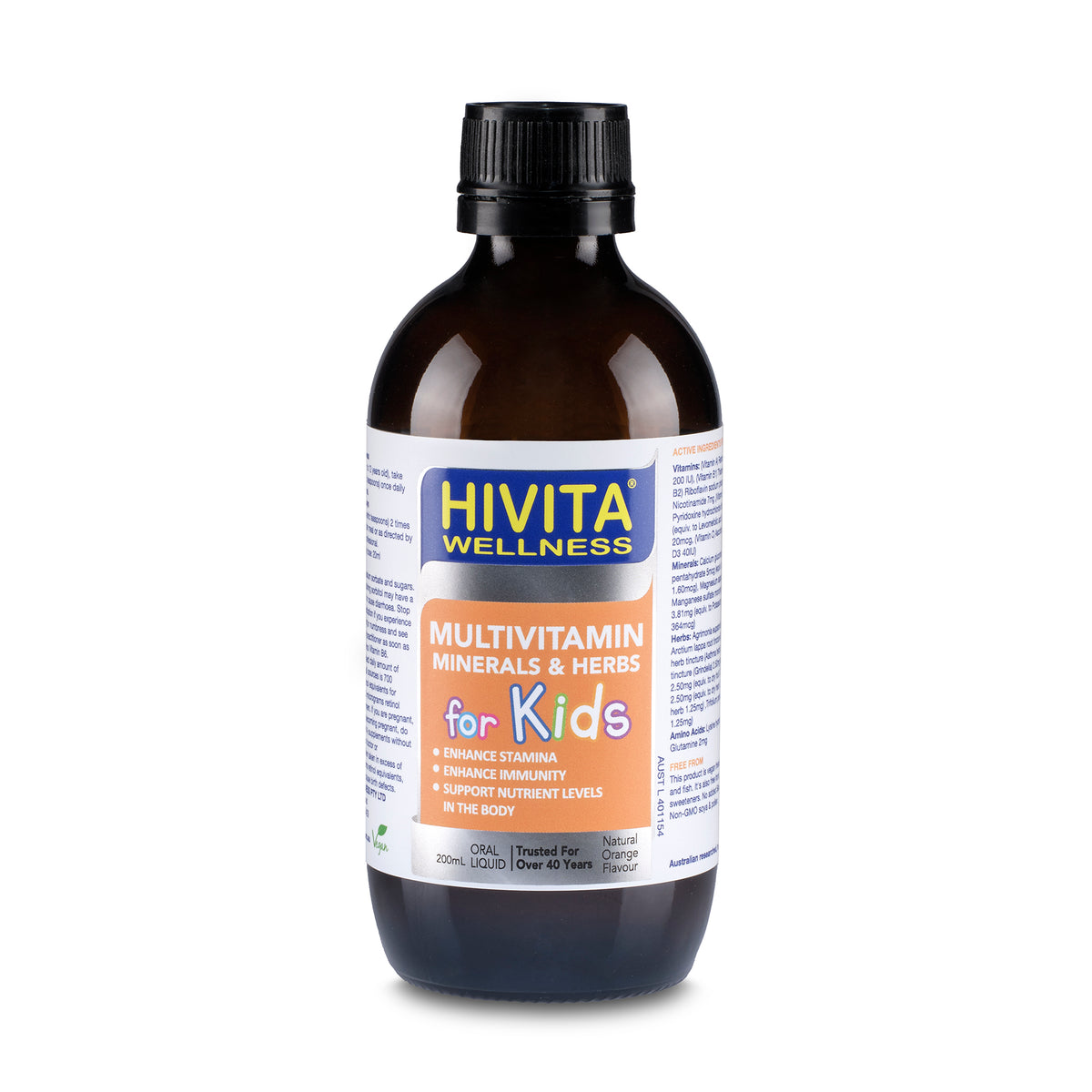 Hivita Multivitamin Minerals and Herbs for Kids