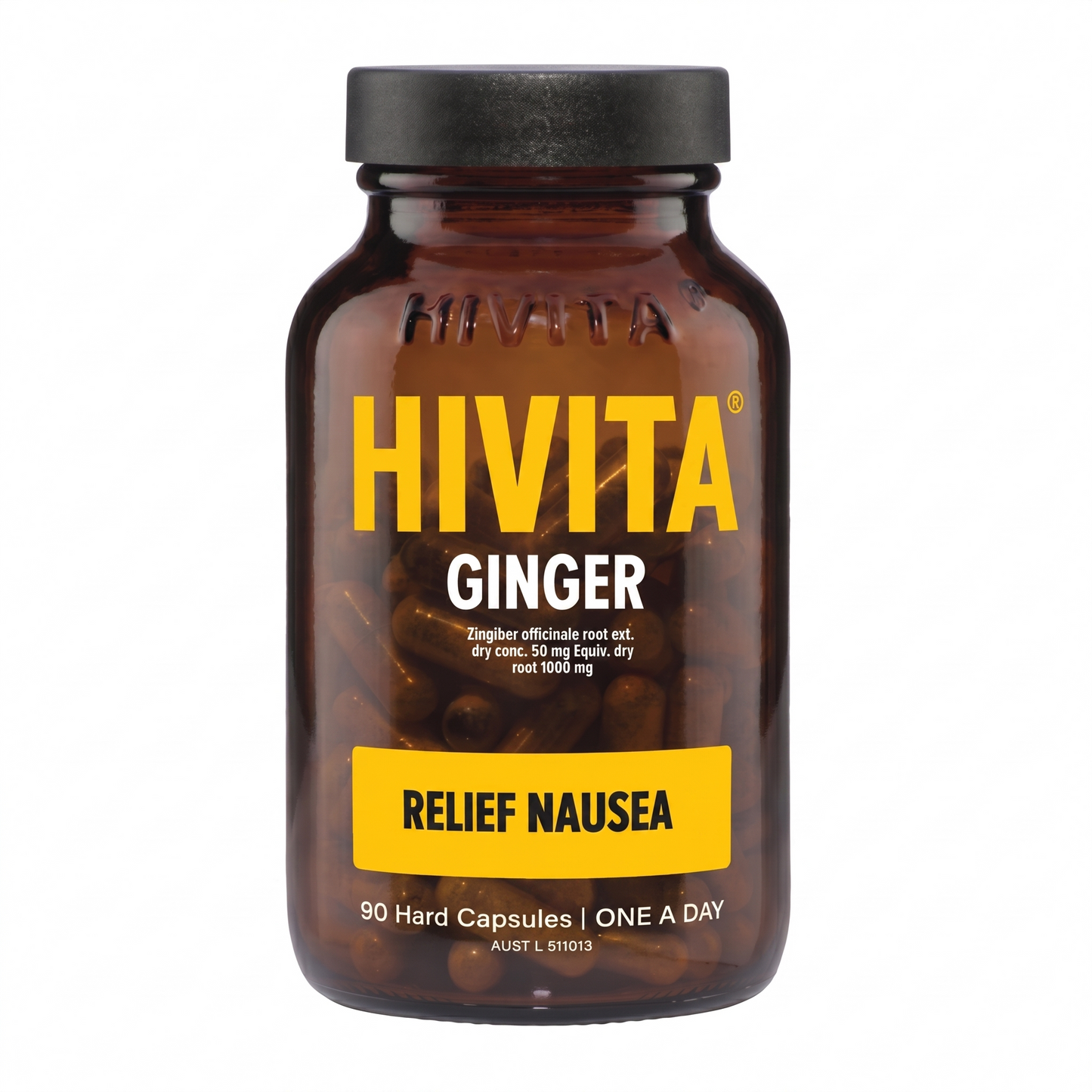 Ginger Capsules Nausea Relief