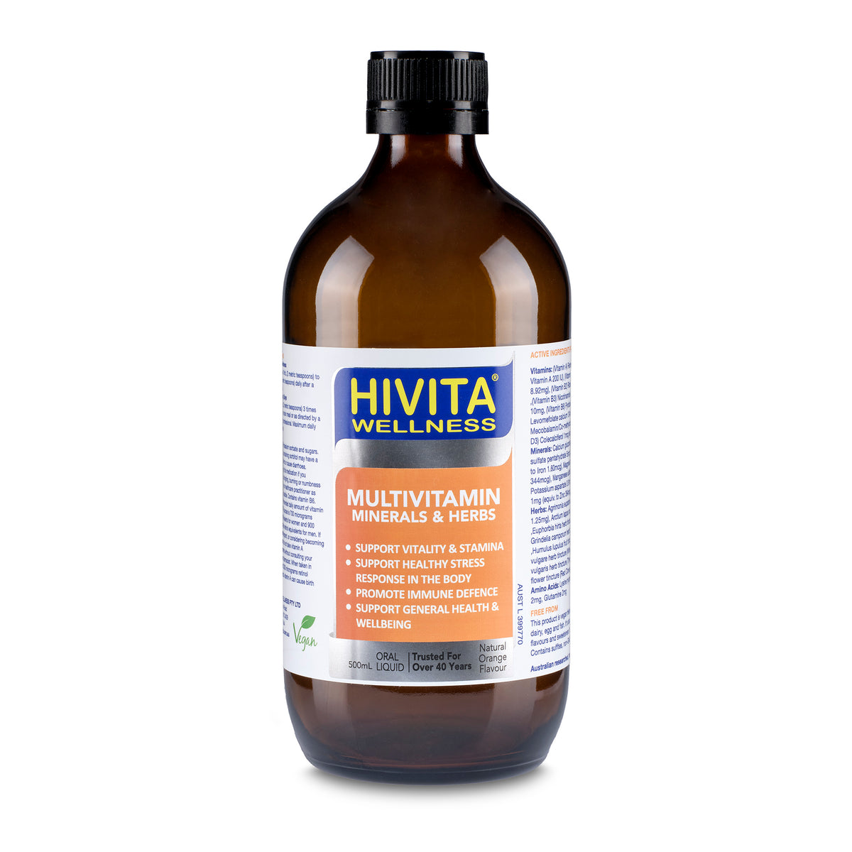Hivita Multivitamin Minerals and Herbs