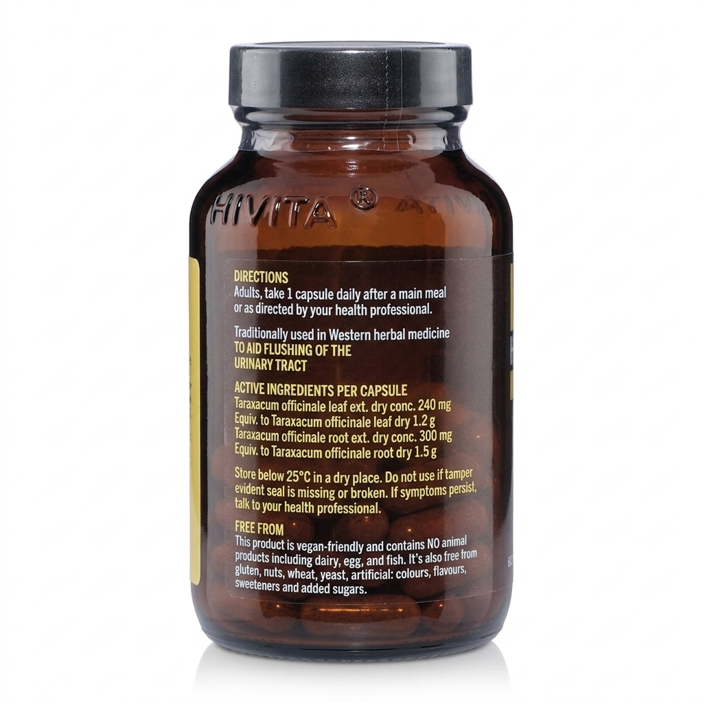 dandelion capsule urine output