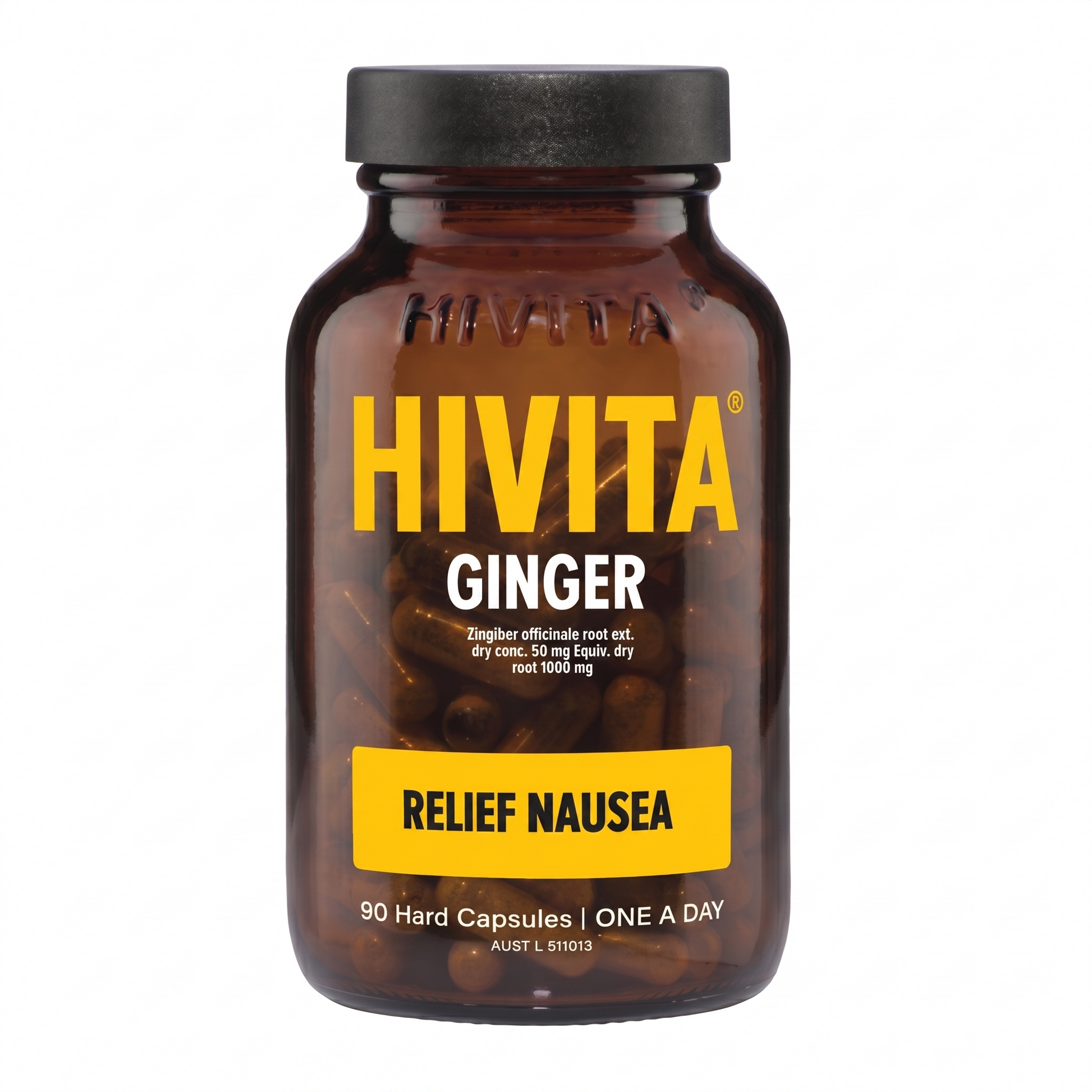 Ginger Capsules Nausea Relief
