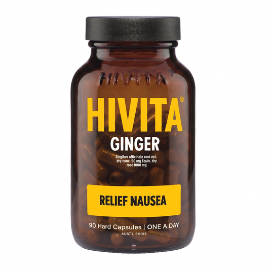 Ginger Capsules Nausea Relief